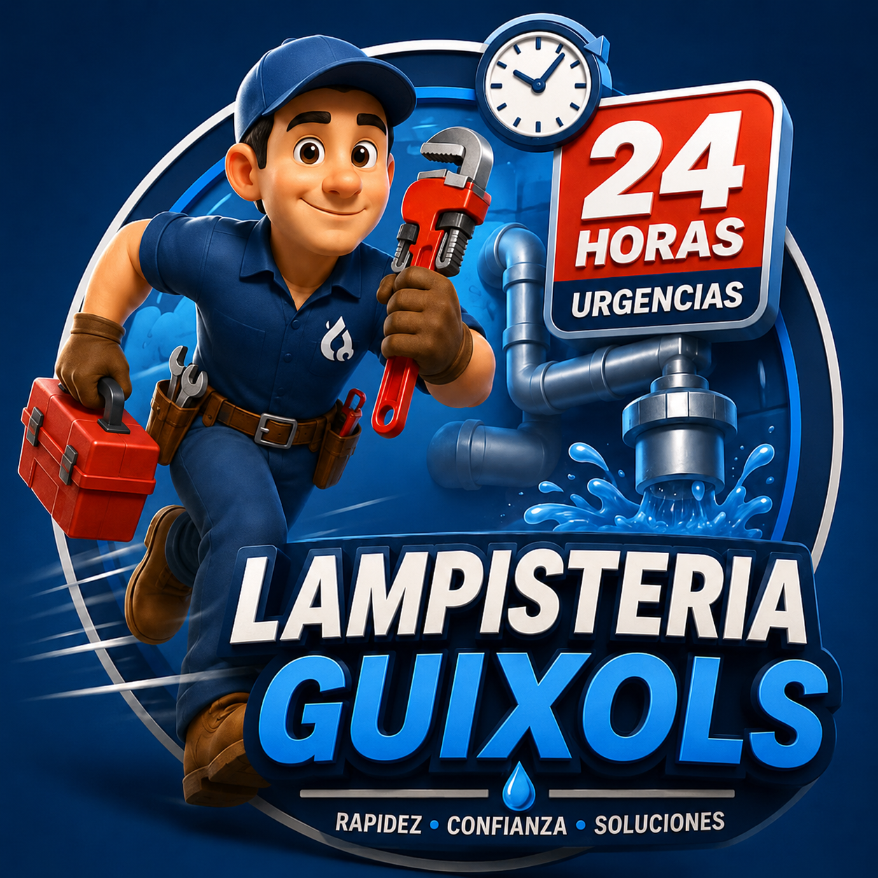 Logotipo Lampisteria Guixols - Servicio 24h